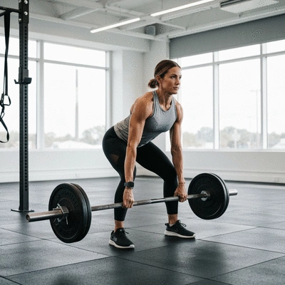 Person demonstrating good movement quality during exercise